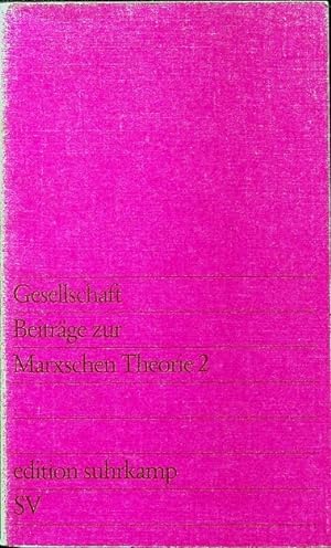 Bild des Verkufers fr Gesellschaft; Teil: 2. edition suhrkamp ; 731 zum Verkauf von Schrmann und Kiewning GbR