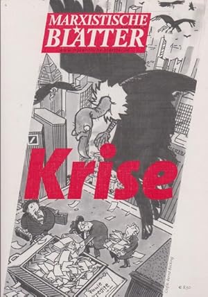 Bild des Verkufers fr Marxistische Bltter: Krise. Ausgabe: 1-09, 47. Jg. zum Verkauf von Schrmann und Kiewning GbR