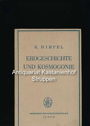 Seller image for Erdgeschichte und Kosmogonie,8 Abbildungen, for sale by Antiquariat Kastanienhof