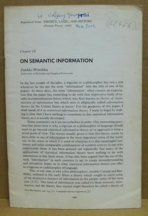 On semantik information.