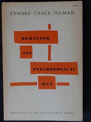 Imagen del vendedor de BEHAVIOR AND PSYCHOLOGICAL MAN Essays in Motivation and Learning a la venta por Douglas Books