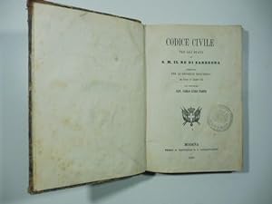 Codice civile per gli stati di S. M. il Re di Sardegna pubblicato per le provincie dell'Emilia co...
