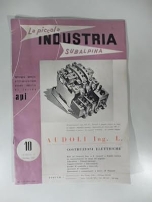 La piccola industria subalpina. Notiziario mensile dell'Associazione Piccole industrie di Torino