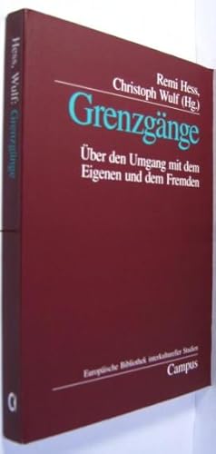Immagine del venditore per Grenzgnge. ber den Umgang mit dem Eigenen und dem Fremden. venduto da Rotes Antiquariat