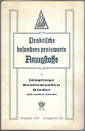 FAS. Praktische besonders preiswerte Anzugstoffe für Jünglinge, Konfirmanden, Kinder und andere Z...