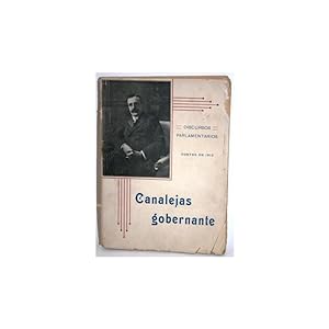 Immagine del venditore per CANALEJAS GOBERNANTE. DISCURSOS PARLAMENTARIOS. CORTES DE 1910 venduto da Librera Salamb