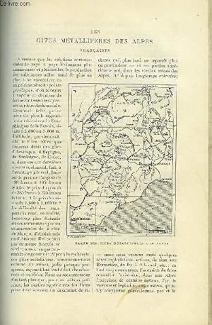 Bild des Verkufers fr LE MONDE MODERNE TOME 1 - Les gites mtallifres des Alpes franaise par L. de Launay zum Verkauf von Le-Livre