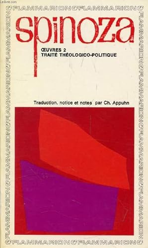 Bild des Verkufers fr OEUVRES, II, TRAITE THEOLOGICO-POLITIQUE zum Verkauf von Le-Livre