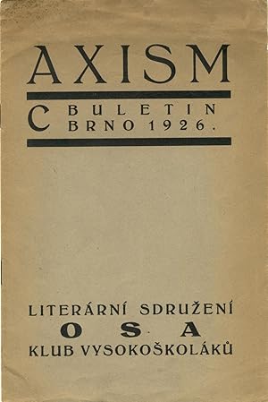 Axism Buletin Brno 1926