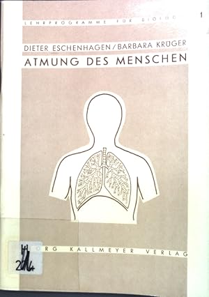 Bild des Verkufers fr Atmung des Menschen. Lehrprogramme fr Biologie ; 1 zum Verkauf von books4less (Versandantiquariat Petra Gros GmbH & Co. KG)