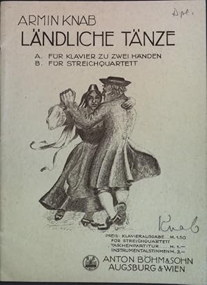 Immagine del venditore per Lndliche Tnze, A: fr Klavier zu zwei Hnden, B: fr Streichquartett. venduto da books4less (Versandantiquariat Petra Gros GmbH & Co. KG)