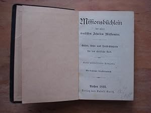 Missionsbüchlein der alten deutschen Jesuiten Missionäre