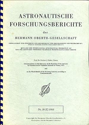 Seller image for Astronautische Forschungsberichte der Hermann Oberth-Gesellschaft Nr. 38 (R) 1983 for sale by Bcher & Meehr