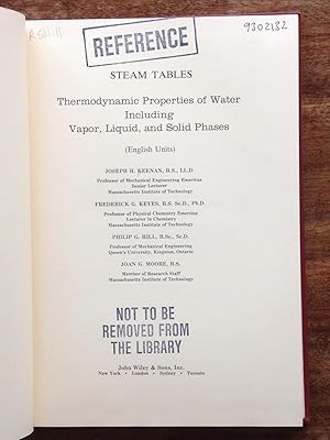 Seller image for Steam tables for sale by Acanthophyllum Books