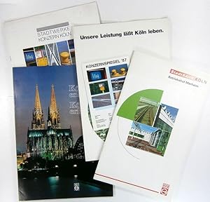4 Broschüren + Konzernspiegel '87. 1. Unsere Leistung läßt Köln leben. Ca. 14 S. 2. Köln erleben ...