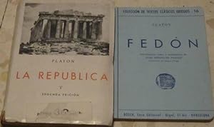 Diálogos V. La República + Fedón (texto griego con comentarios y notas de J. Berenguer Amenós) [2...