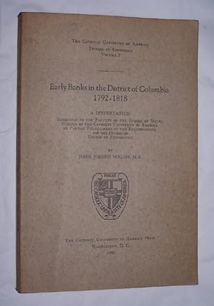 Early Banks in the District of Columbia 1792-1818