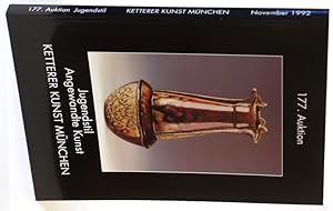 177. Auktion. Jugendstil. Angewandte Kunst. Auktionskatalog zur Versteigerung am 7. November 1992...