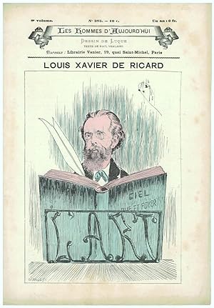 Les Hommes d'aujourd'hui n° 385. Louis Xavier de Ricard.