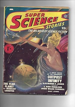 Imagen del vendedor de Super Science Stories magazine. The Big Book of Science Fiction. Includes "Outpost Infinity" by Raymond F. Jones. British Edition a la venta por SAVERY BOOKS