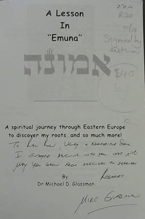 A Lesson in "Emuna" - Faithfulness : A spiritual journey through Eastern Europe to discover my ro...