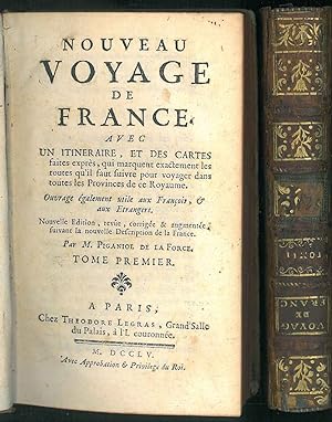 Nouveau voyage de France avec un itineraire, et des cartes faites exprés, qui marquent exactement...