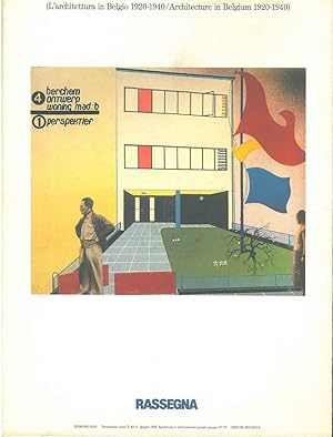 L' architettura in Belgio 1920-1940/ Architecture in Belgium 1920-1940. Numero monografico di Ras...