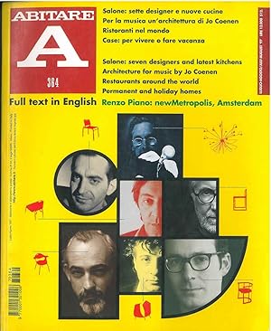 Abitare : Luglio-Agosto 1997 n. 364; Full test in English Direttore : Italo Lupi. Renzo Piano: ne...