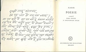 Poesie A cura di E. Pound e G. Singh