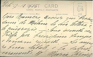Cartolina postale con fotografia della Farneti