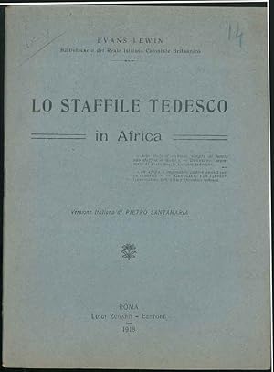 Lo staffile tedesco in Africa