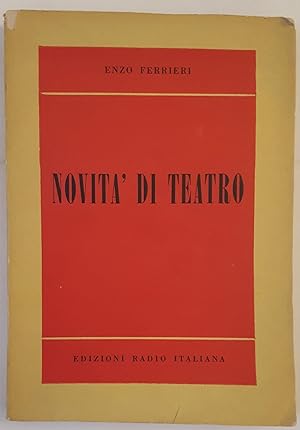 Seller image for Novit di Teatro. for sale by LIBRERIA PAOLO BONGIORNO