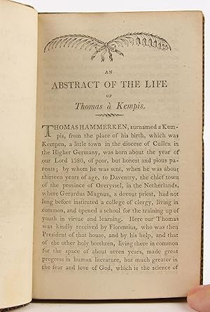 The Imitation of Christ, in Four Books. Written in Latin by Thomas a Kempis.: Thomas a Kempis