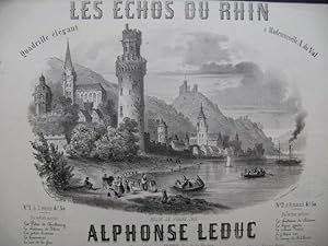 Bild des Verkufers fr LEDUC Alphonse Les Echos du Rhin Piano 1858 zum Verkauf von partitions-anciennes