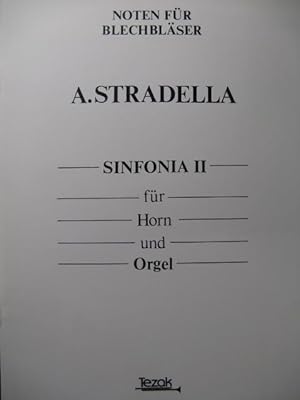 Seller image for STRADELLA Alessandro Sinfonia II Orgue Cor 1984 for sale by partitions-anciennes