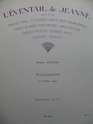 POULENC Francis Pastourelle Piano