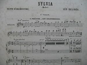 DELIBES Léo Sylvia Ballet Orchestre XIXe