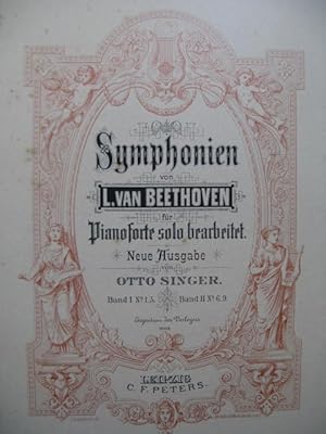 BEETHOVEN Symphonien 1à 5 Piano