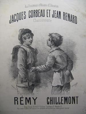 Seller image for CHILLEMONT J. Corbeau et J. Renard Chant Piano XIXe for sale by partitions-anciennes