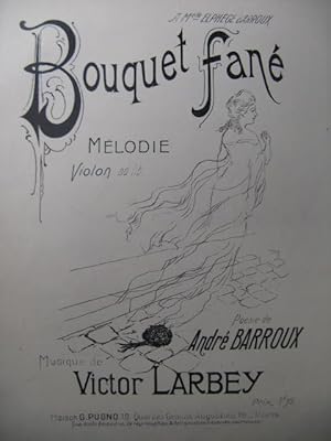 LARBEY Victor Bouquet fané Chant Piano Violon