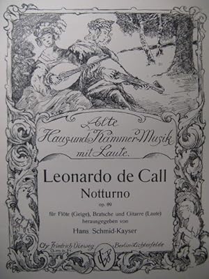 DE CALL Leonardo Notturno Flute Alto Guitare