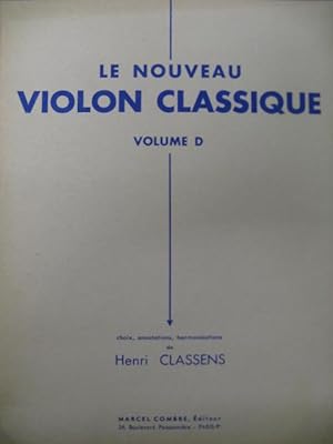 Seller image for CLASSENS Henri Le Nouveau Violon Classique D Piano Violon for sale by partitions-anciennes