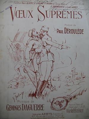 Imagen del vendedor de DAGUERRE Georges Voeux Suprmes Chant Piano 1916 a la venta por partitions-anciennes