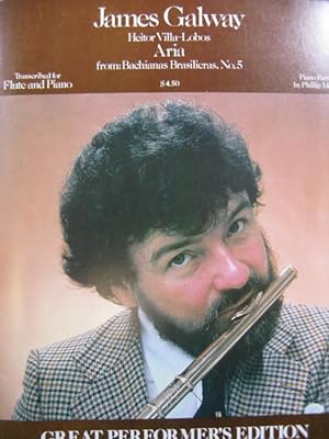VILLA-LOBOS Heitor Aria James Galway Flute Piano 1980