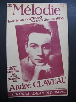 Imagen del vendedor de Mlodie Andr Claveau chanson a la venta por partitions-anciennes