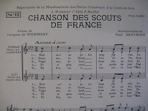 Chanson des Scouts de France Choeur Chant