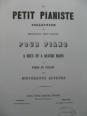 Image du vendeur pour GOLDNER W. Andante Villanelle et Rondo Violon Piano XIXe mis en vente par partitions-anciennes