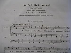 PANSERON Auguste La Corbeille de Mariage Piano Chant 1833