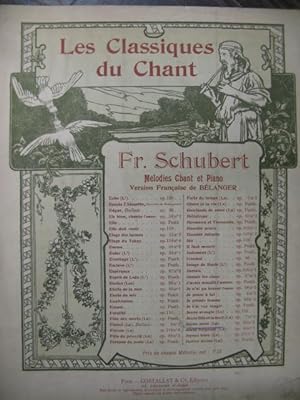 SCHUBERT Franz La Jeune Mère Chant Piano ca1900