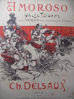 DELSAUX Ch. Amoroso Violon Piano 1909